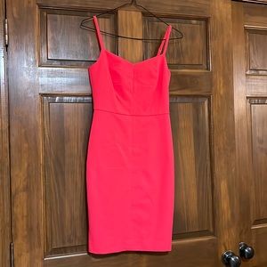 Banana Republic Deep Pink Strappy Dress Petite
